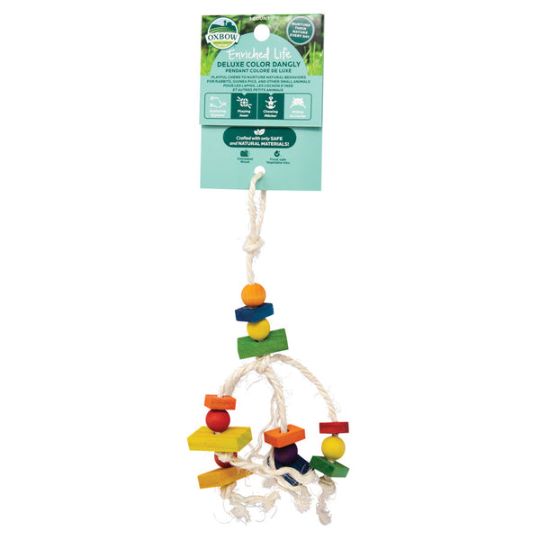 Oxbow Animal Health Enriched Life Deluxe Color Dangly Small Animal Toy