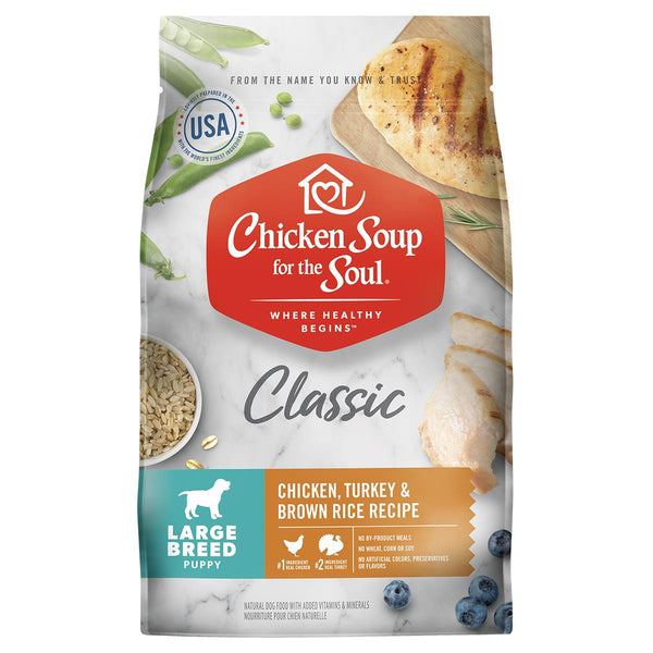 Chicken Soup for the Soul Large Breed Puppy Chicken/Turkey Dry Dog Food