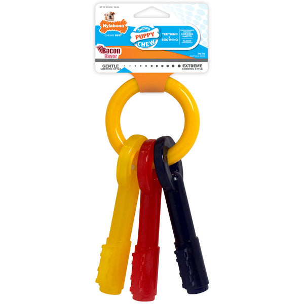 Nylabone Just for Puppies Teething Chew Toy Keys