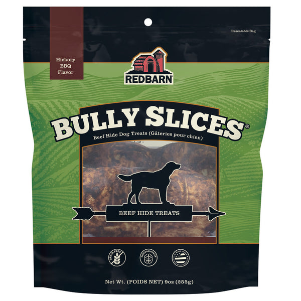 Redbarn Pet Products Natural Bully Slices Dog Treat Hickory BBQ